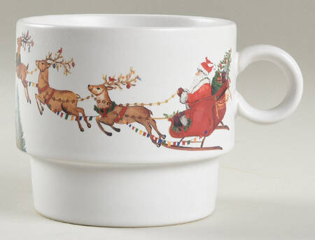 Christmas in the Country Stackable Mug by Pottery Barn China