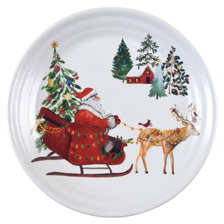 Christmas in the Country Salad Plate