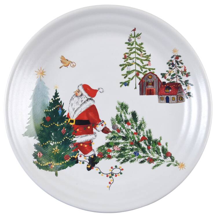 Christmas in the Country Salad Plate