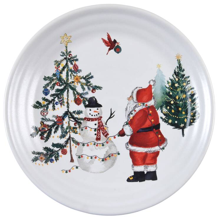 Christmas in the Country Salad Plate