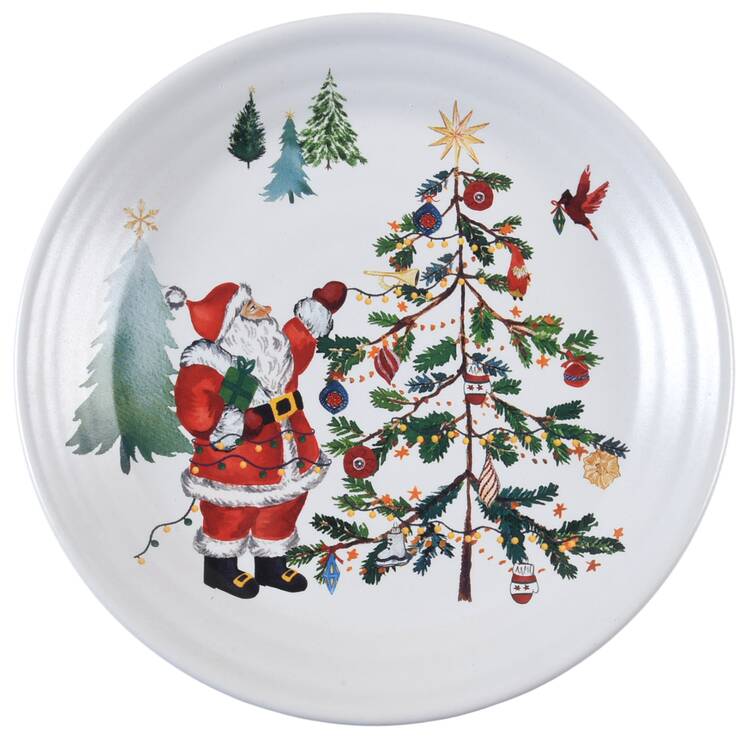Christmas in the Country Salad Plate