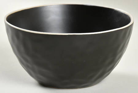 PC52 Black Soup/Cereal Bowl