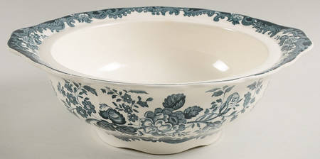 Avon Scenes Black Round Vegetable No Lid