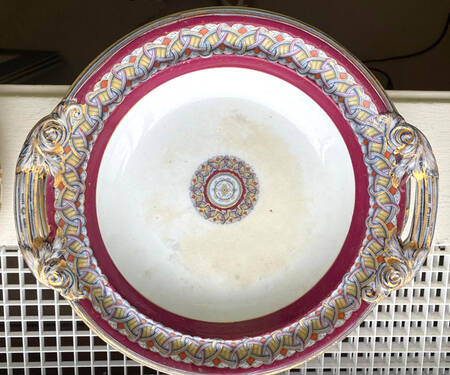 Chain Handled Cake Plate