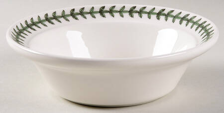 Botanic Garden Laurel Leaf Rim Cereal Bowl