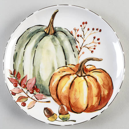 Pumpkin Mushroom Salad Plate