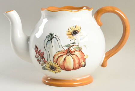 Pumpkin Mushroom Teapot No Lid