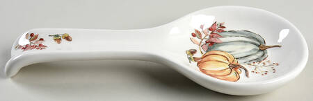 Pumpkin Mushroom Spoon Rest/Holder (Holds 1 Spoon)