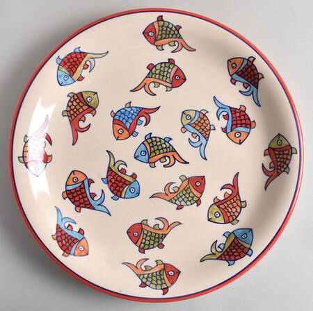 Fish Serve 14" Round Platter