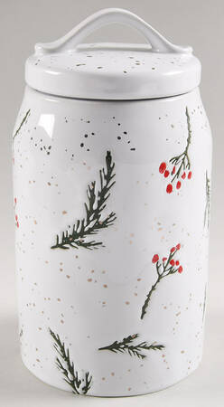 Red Gold Berry Medium Canister & Lid
