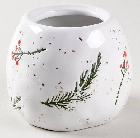 Red Gold Berry Sugar Bowl No Lid