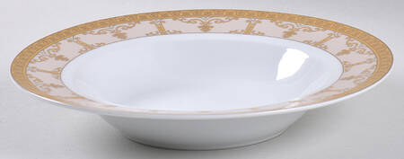 PLX2 Peachy Large Rim Soup Bowl