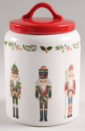 Nutcracker Medium Canister & Lid
