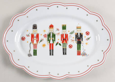 Nutcracker 14" Oval Serving Platter