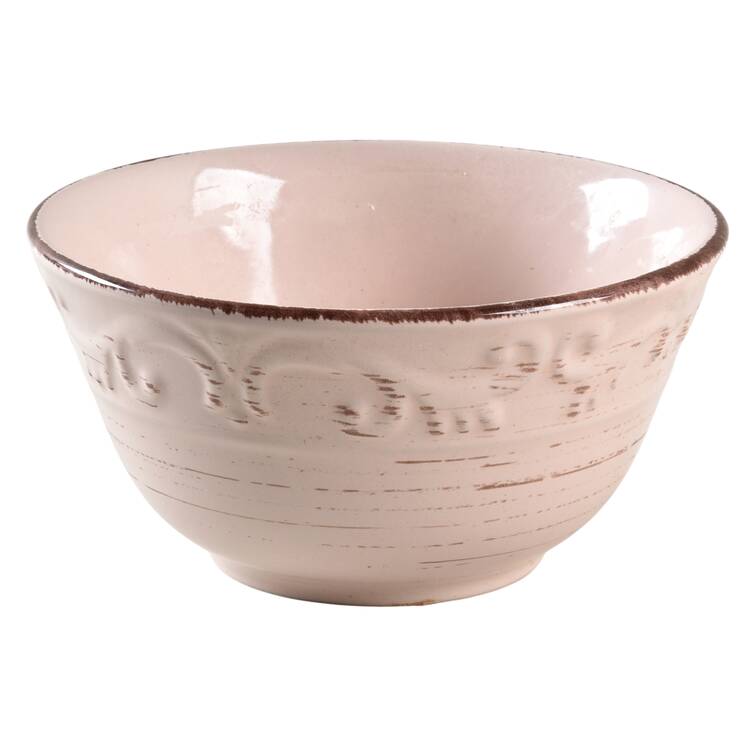 Trellis Pink Soup/Cereal Bowl