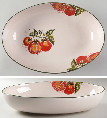 PPC27 13" Oval Serving Bowl