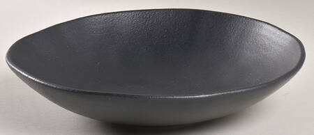 Matte Black Coupe Soup Bowl