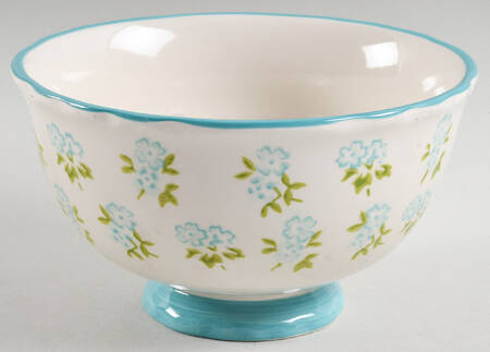 Timeless Floral Footed Soup/Cereal Bowl