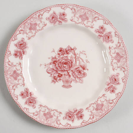 Rose Pink Salad Plate
