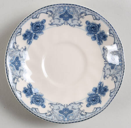 Rose Blue Saucer