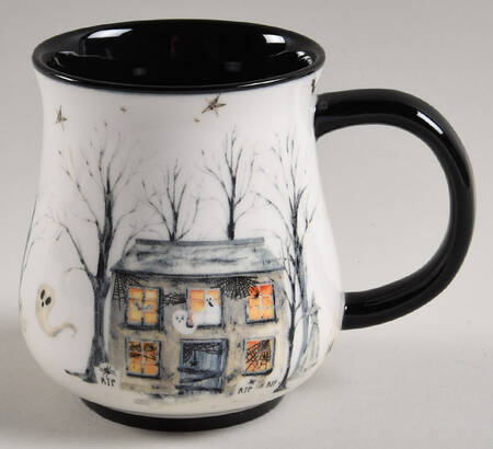 Midnight Haunted House Mug
