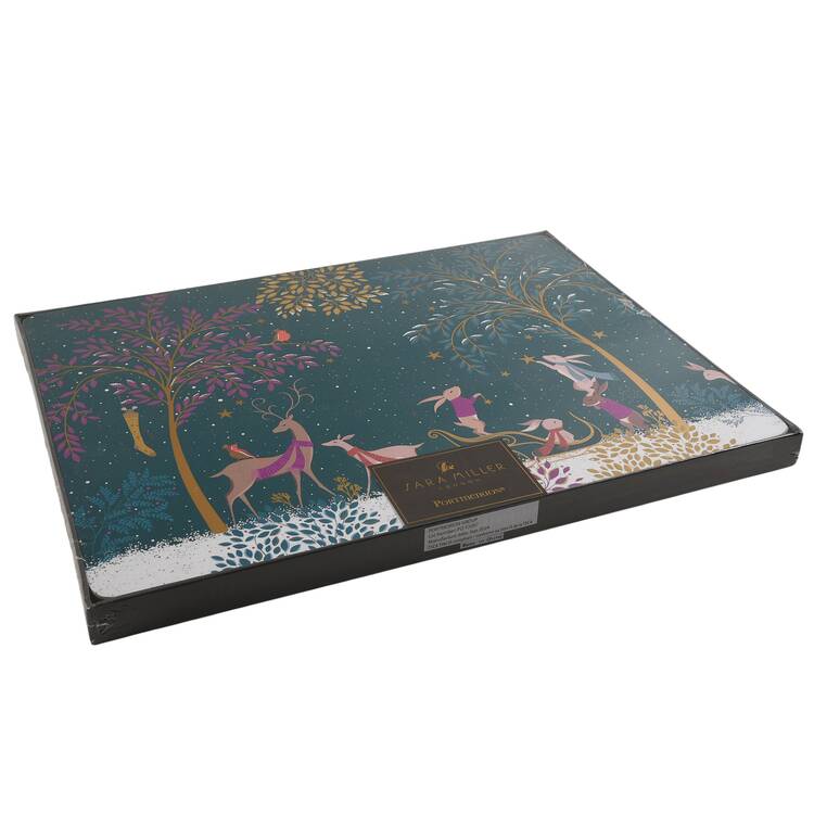 Woodland Tales Corkboard Placemat - Set of 4
