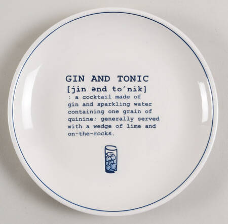 Cocktails Defined Salad Plate by Pottery Barn China