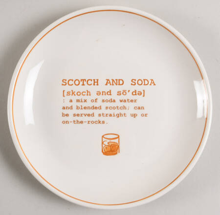 Cocktails Defined Salad Plate