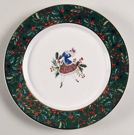 12 Days of Christmas Salad Plate