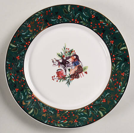 12 Days of Christmas Salad Plate