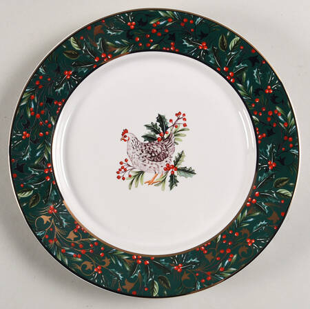 12 Days of Christmas Salad Plate