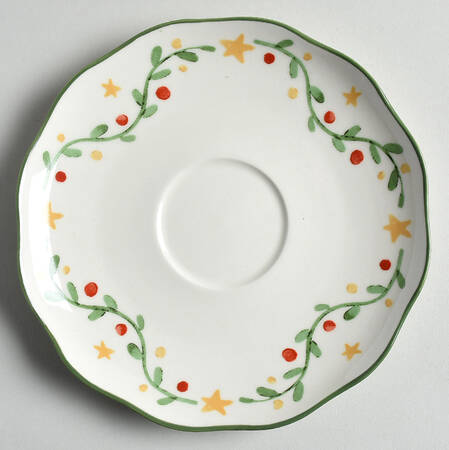 Vintage Christmas Saucer
