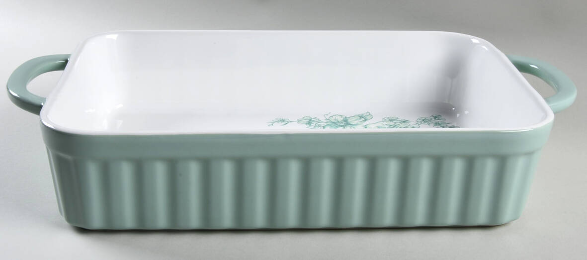 Agatha 15" Rectangular Baker No Tray(Platter) Lid