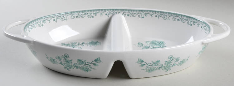Agatha Oval Divided Vegetable Bowl