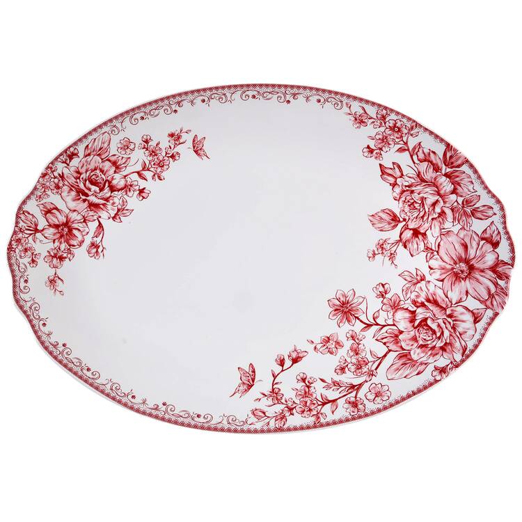 Agatha 16" Oval Serving Platter