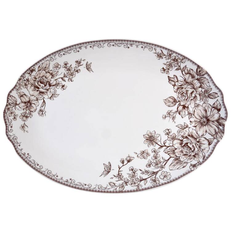Agatha 16" Oval Serving Platter