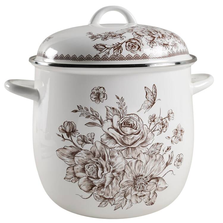 Agatha 12 Qt Metal Stockpot & Lid