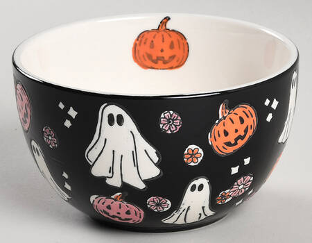 Ghosts & Pumpkins Soup/Cereal Bowl
