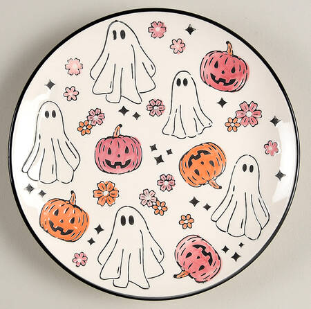 Ghosts & Pumpkins Appetizer Plate