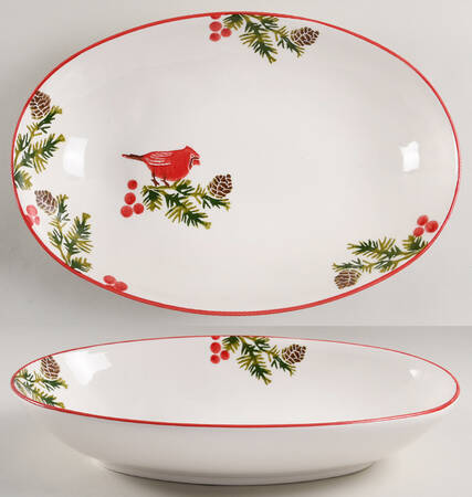 PPC38 13" Oval Serving Bowl