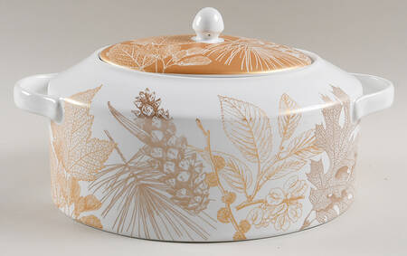 Golden Foliage Oval Covered Vegetable