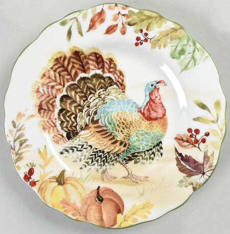 Colorful Turkey Salad Plate