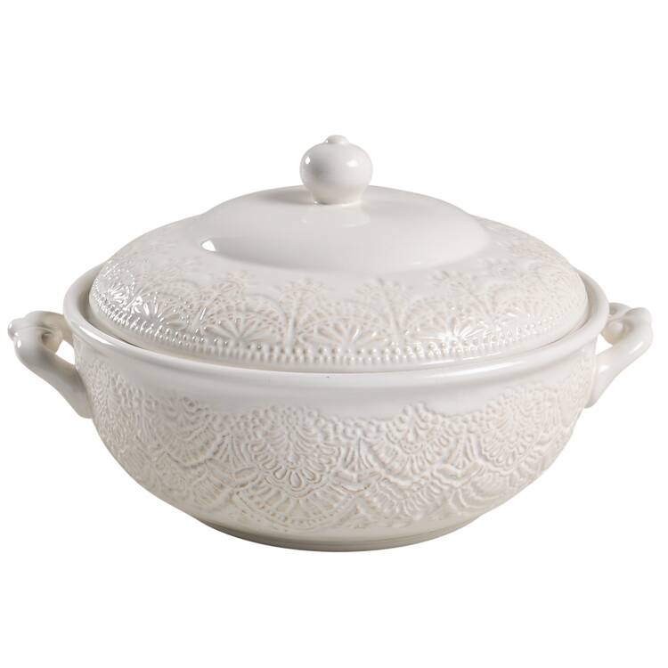 Vintage Lace Tureen &  Lid
