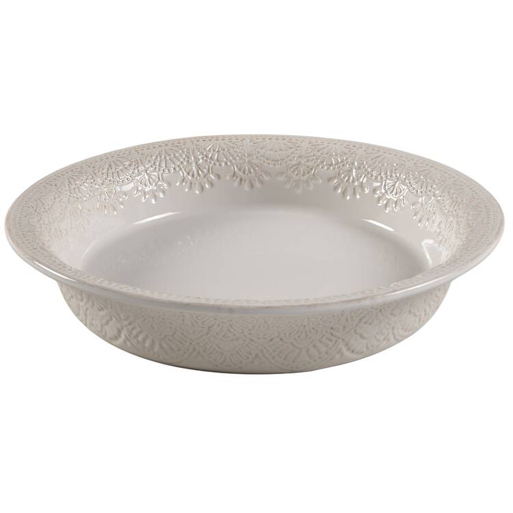 Vintage Lace Pie Serving Plate
