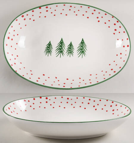 PPC39 13" Oval Serving Bowl