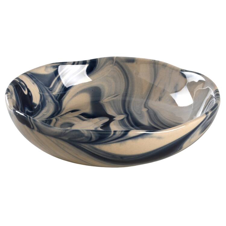 Blue Marble 8" Individual Pasta Bowl