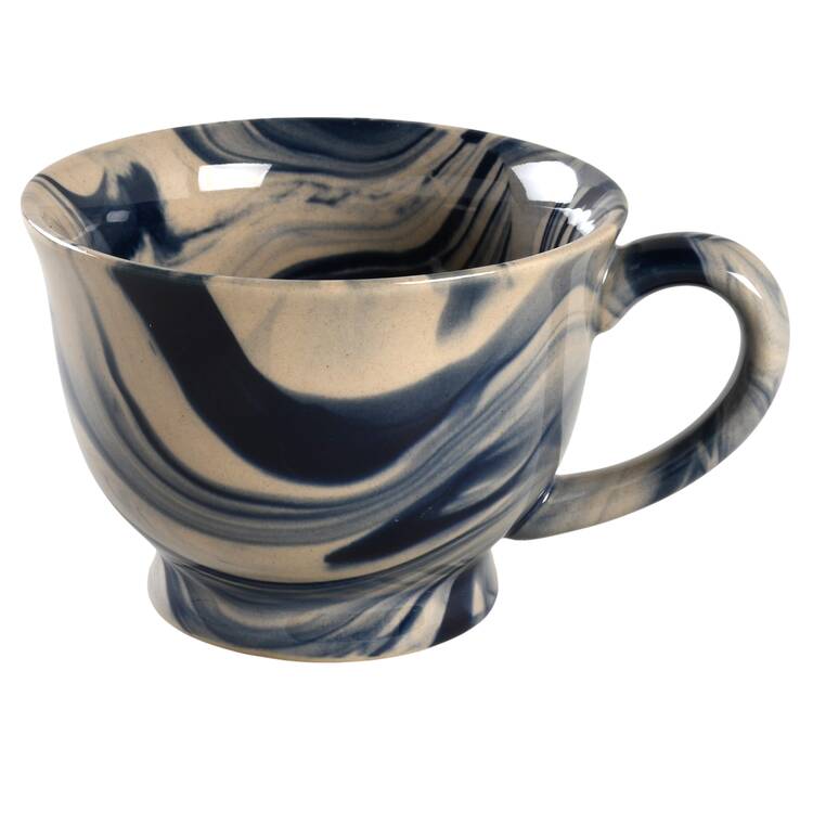 Blue Marble Latte Mug