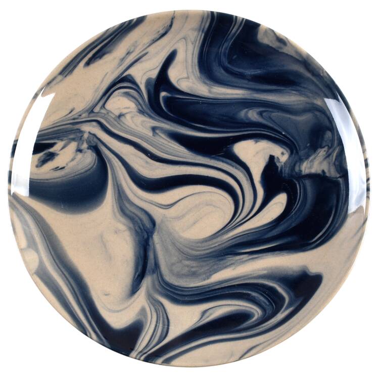 Blue Marble Dinner Plate