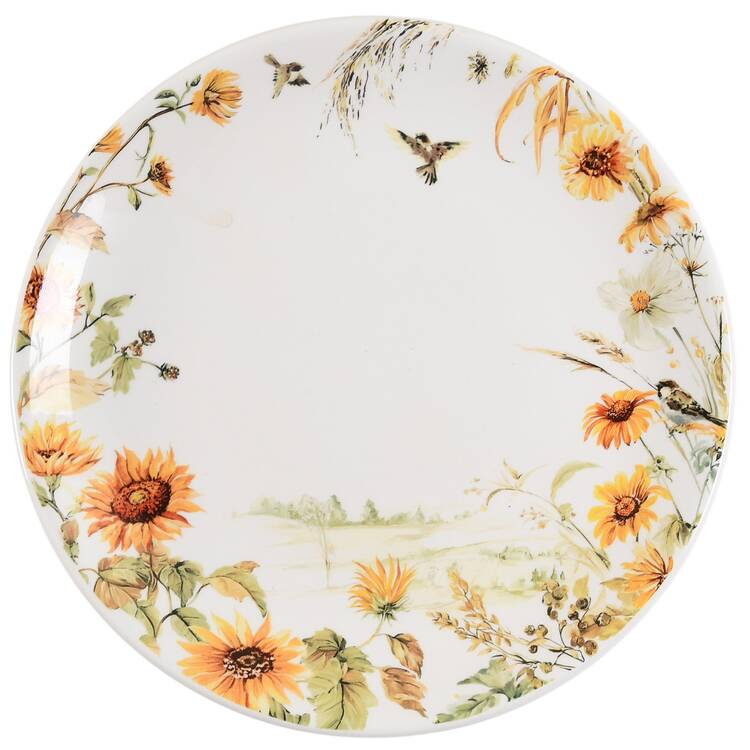 Autumn Village Dinner Plate