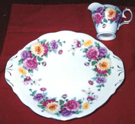 Autumn Glory Handled Cake Plate